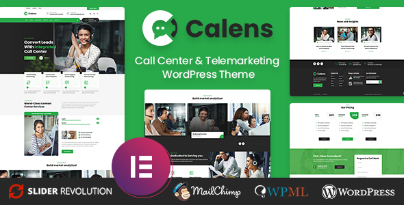 Download Calens – Call Center Services WordPress Theme Nulled 