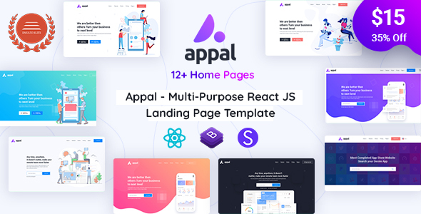 Download Appal – React Technology and IT Startup Template Nulled 