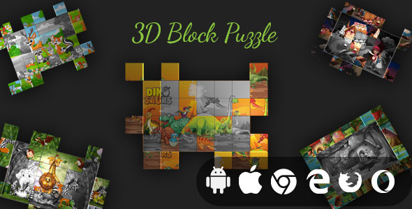 Download 3D Block Puzzle – Cross Platform Realistic Puzzle Game Nulled 