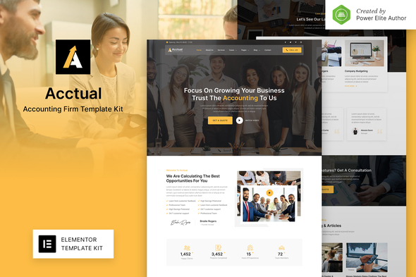 Download Acctual – Accounting Firm Elementor Template Kit Nulled 