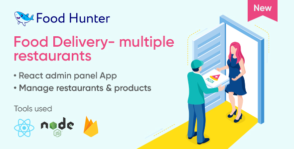 Download Food delivery admin panel – Food Hunter Nulled 