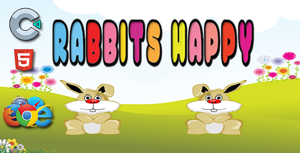 Download Happy Rabbits – HTML5 Mobile Game Nulled 