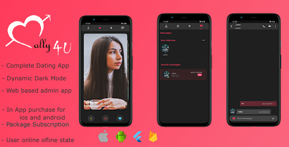 Download ally4U | Complete Dating and Chatting App Based On Flutter Nulled 