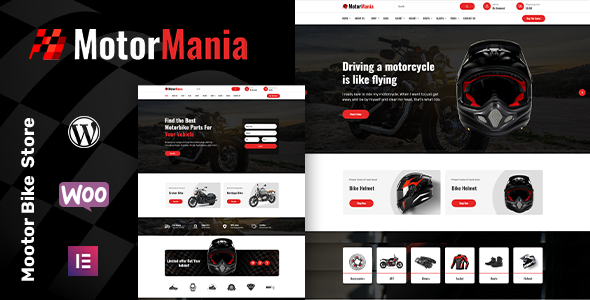 Download MotorMania | Motorcycle Accessories WooCommerce Theme Nulled 