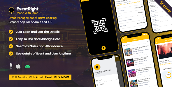 Download Scanner App – Ticket Sales and Event Booking Management System Nulled 