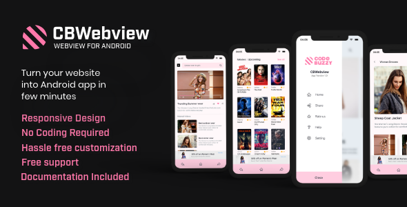 Download CBWebview Android – Universal Webview App to convert any Website to App (No Coding Skills Required) Nulled 