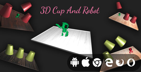 Download 3D Cup And Robot – Cross Platform Realistic 3D Game Nulled 