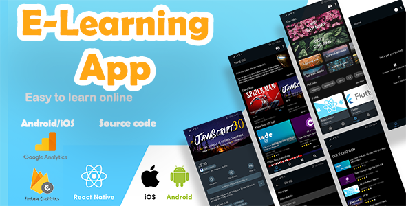 Download E-learning – Online Courses mobile app (support both Android/iOS) Nulled 
