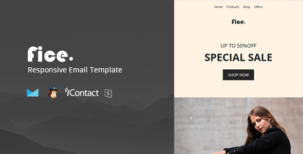 Download Fice – Ecommerce Responsive E-mail Template + Online Access Nulled 