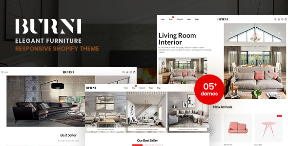 Download Burni – Elegant Furniture Shop For Shopify Nulled 