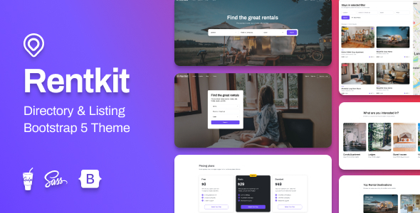 Download Rentkit – Directory & Listing Bootstrap 5 Theme Nulled 