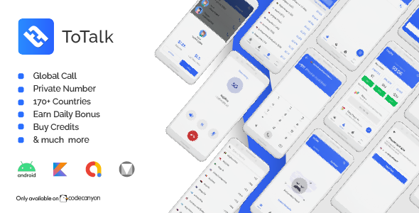 Download ToTalk – World wide free calling android app with web panel Nulled 
