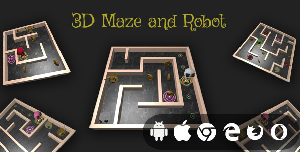 Download 3D Maze And Robot – Cross Platform Realistic Maze Game Nulled 