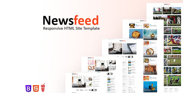 Download Newsfeed – Responsive News Magazine Bootstrap 5 Site Template Nulled 
