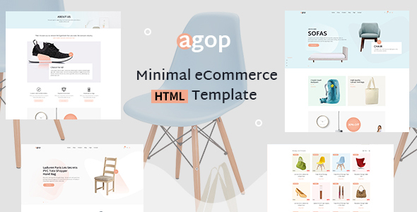Download Agop – Template Minimal eCommerce HTML Template Nulled 