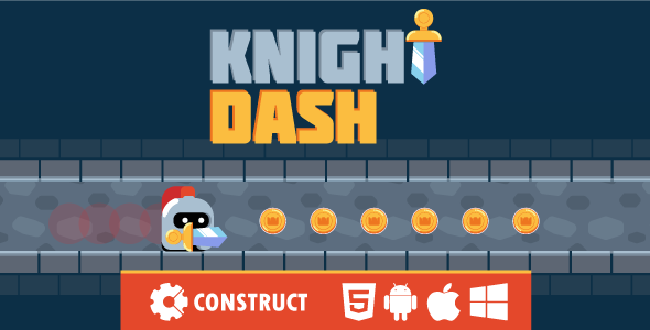 Download Knight Dash – HTML5 Mobile Game Nulled 