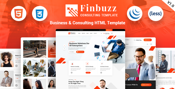 Download Finbuzz – Business HTML Template Nulled 