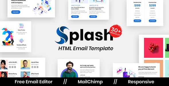 Download Splash Agency – Multipurpose Responsive Email Template Nulled 