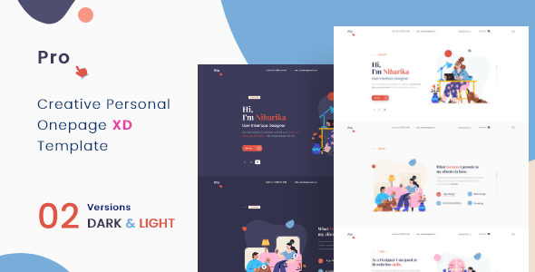 Download Pro – Personal Portfolio Template Nulled 