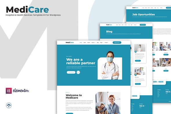 Download MediCare – Hospital & Health Service Elementor Template Kit Nulled 