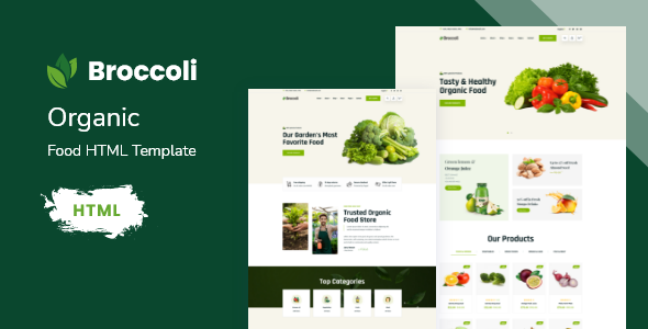 Download Broccoli – Organic Food HTML Template Nulled 