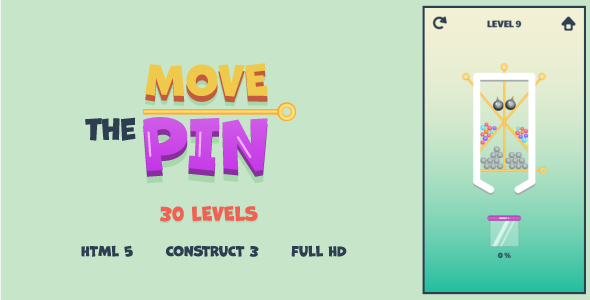 Download Move The Pin – HTML5 Game (Construct3) Nulled 