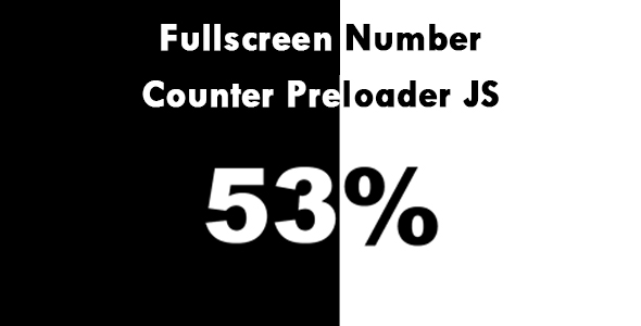 Nulled Fullscreen Number Counter Preloader JS free download