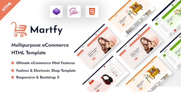 Download Martfy – Multipurpose eCommerce HTML Template Nulled 