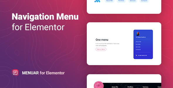Download Menuar – Navigation Menu for Elementor Nulled 