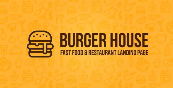 Download Burger House – Fast Food & Restaurant One Page HTML Template Nulled 