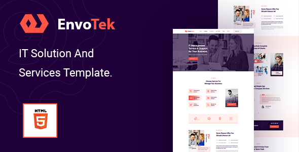 Nulled EnvoTek – IT Solution and Services HTML5 Template free download