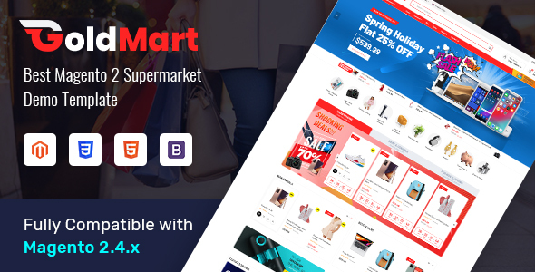 Nulled Goldmart – Modern Marketplace Magento 2 Theme free download