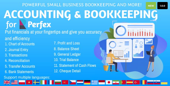 Download Accounting and Bookkeeping for Perfex CRM Nulled 