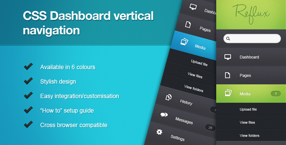 Download CSS Dashboard Vertical Navigation Nulled 