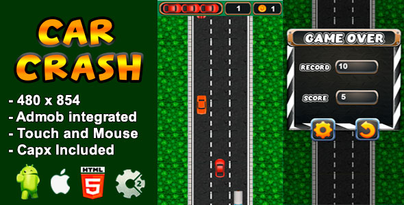 Download Car Crash – html5 game and Mobile Nulled 