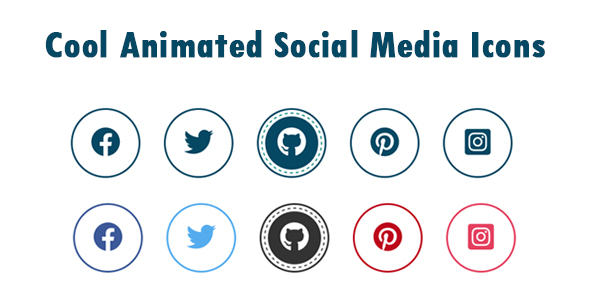 Download Cool Animated Social Media Icons Nulled 