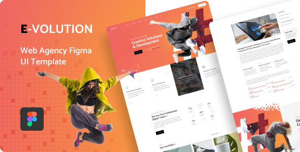 Download E-Volution – Web Agency Figma UI Template Nulled 