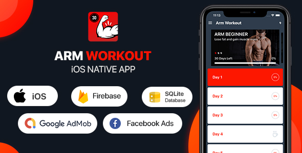 Download Arm Workout – iOS App Nulled 