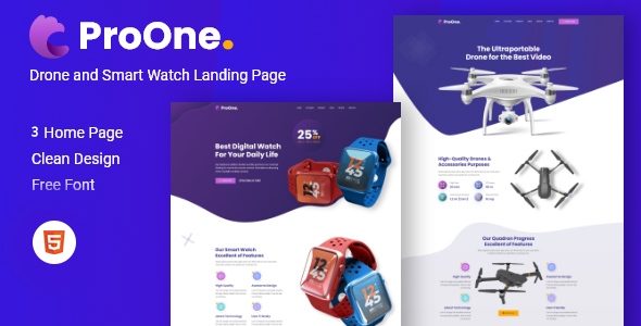 Download ProOne – Product Landing Page Nulled 