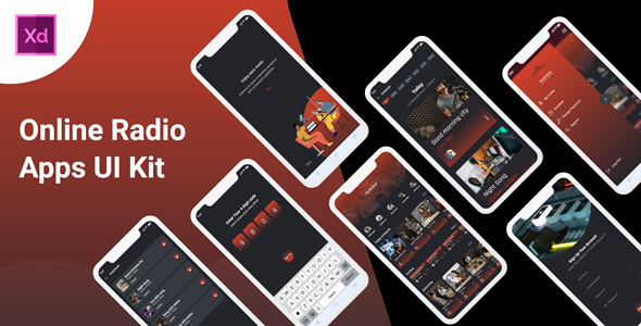 [Download] Radiobox – Online Radio App UI kit 
