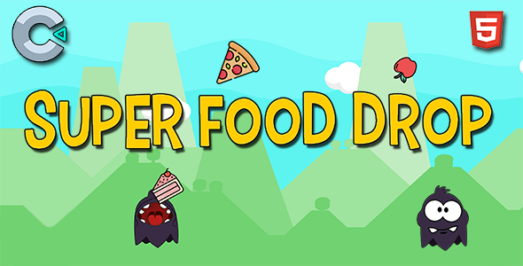 [Download] Food Drop – HTML5 Mobile Game 