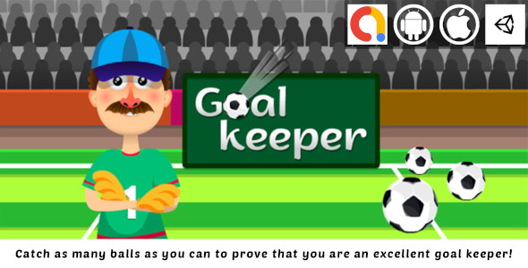 [Download] Goal Keeper Unity Casual And Sport And Funny Game With Admob For Android and iOS 