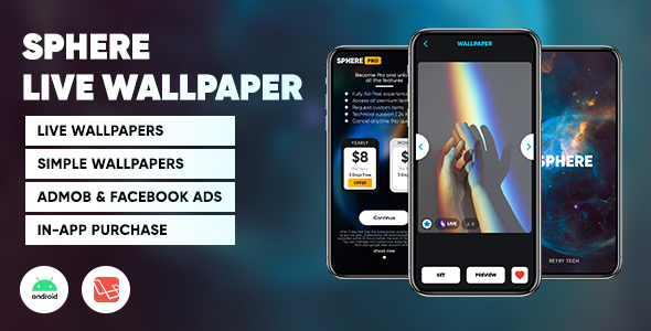 Nulled Sphere : Live Video Wallpaper | Wallpaper app with admin panel | Android – Laravel free download