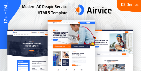[Download] Airvice – AC Repair Services HTML5 Template 