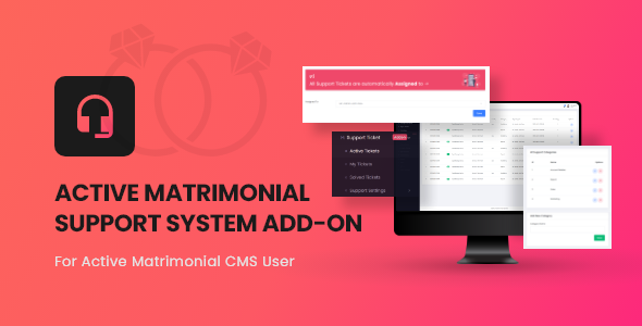 Download Active Matrimonial Support Ticket add-on Nulled 