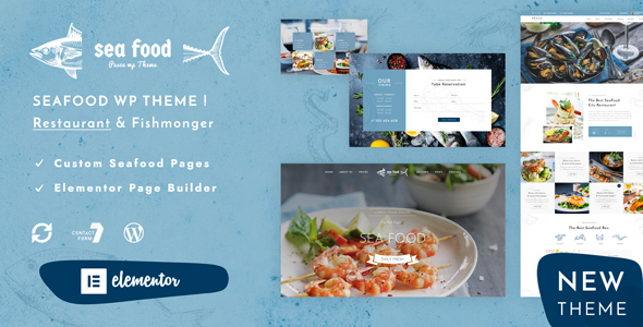 Download Pesce – Seafood Restaurant WordPress Theme Nulled 