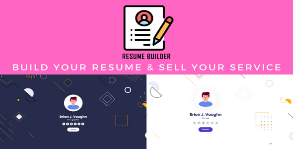 Nulled Resume Builder – Build Your Resume & Sell Your Service free download