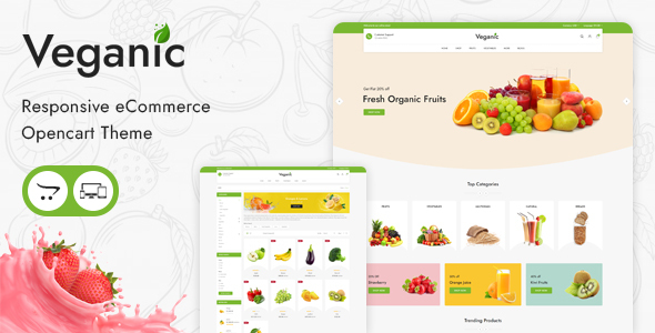 Nulled Veganic – Responsive OpenCart Theme free download