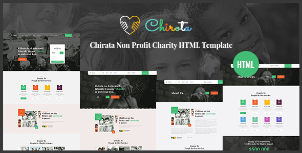 Download Chirota – Non Profit Charity HTML Template Nulled 