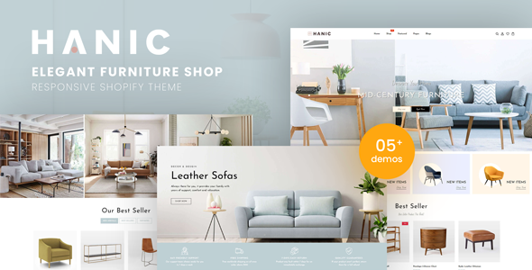Nulled Hanic – Elegant Furniture Shop For Shopify free download